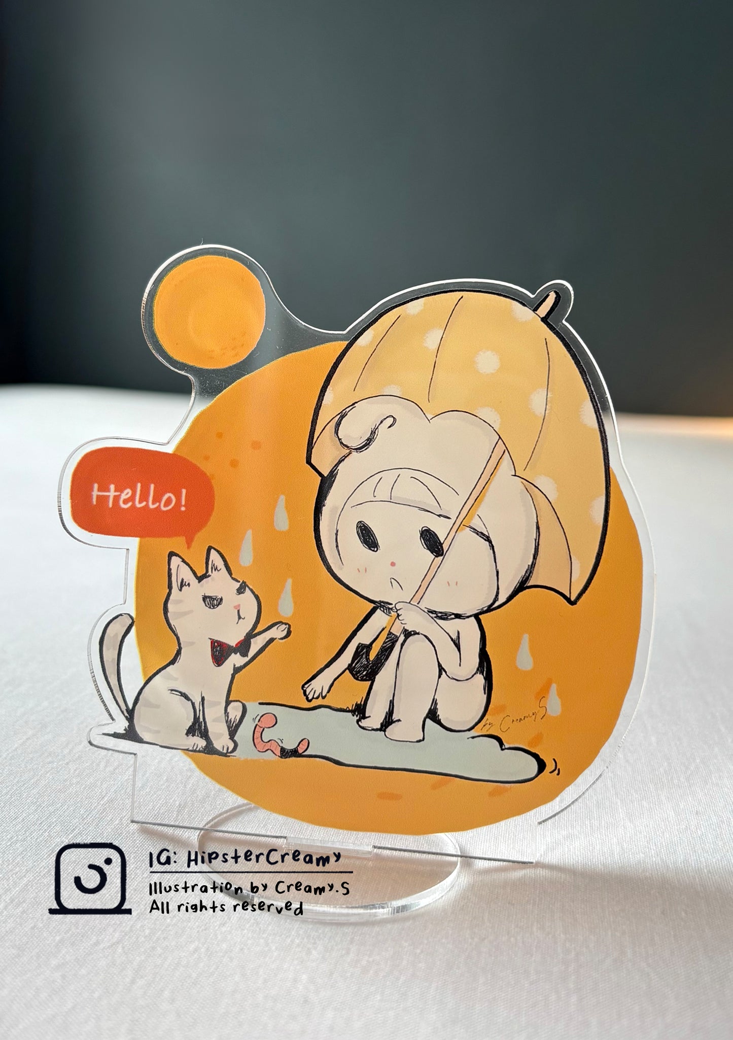 Hipster Creamy Acrylic Standee (After the Rain)
