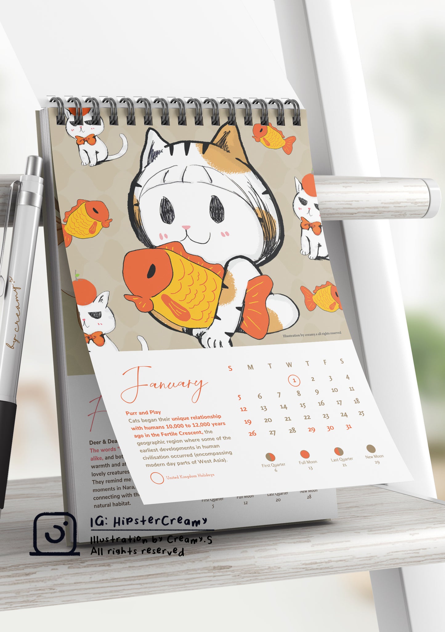 Animal Tales with Creamy.S - Calendar 2025