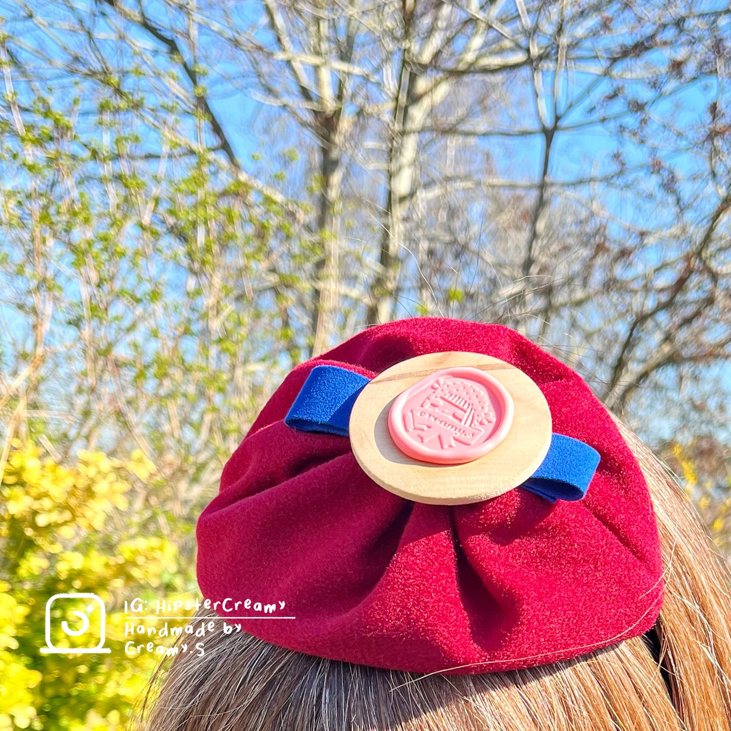 HipsterCreamy - Fascinators Flannel Hat Decor Headband