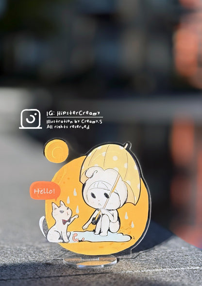 Hipster Creamy Acrylic Standee (After the Rain)