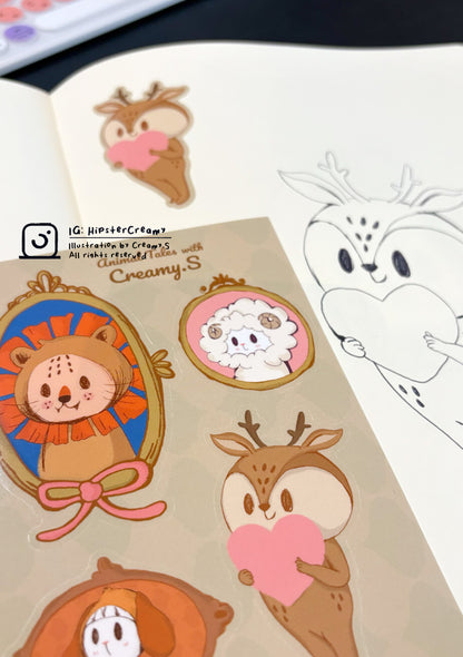 Animal Tales with Creamy.S - Stickers