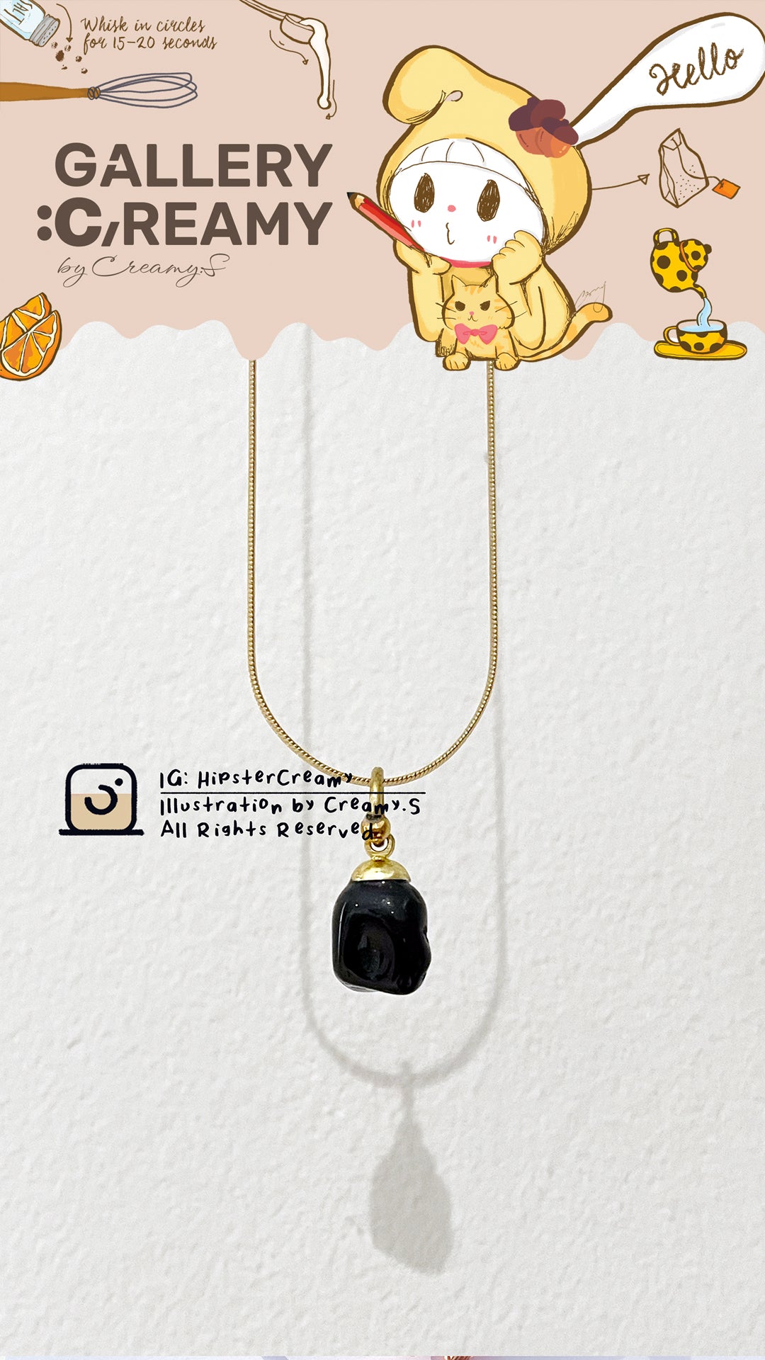 Black Obsidian Necklace