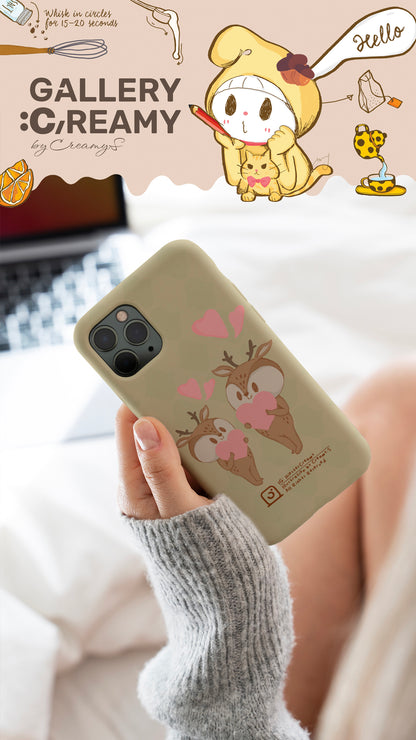 Hipster Creamy "Deer" - Tough iPhone Case copy
