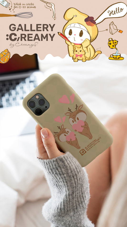 Hipster Creamy "Deer" - Tough iPhone Case copy