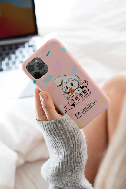 Hipster Creamy "Eat" - Tough iPhone Case