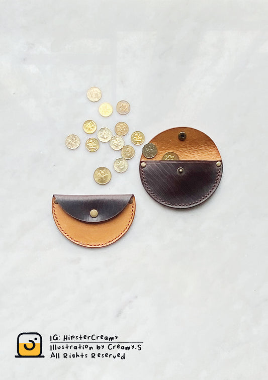 Hipster:C - Leather Circle Coin Purse