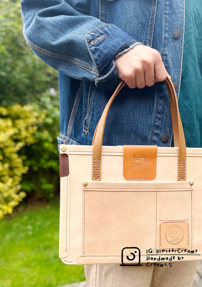 Hipster:C - Vegetable-tanned Leather Handbag