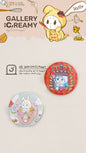 Hipster Creamy Illustrated Series Badges