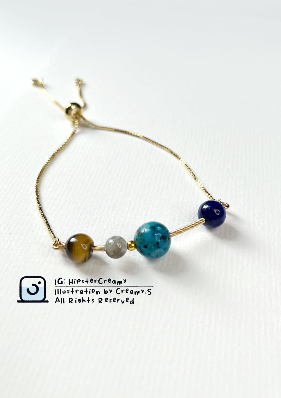 Multi Gemstones Bracelet - Galaxy I