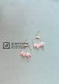 Pink Quartz Earrings