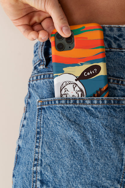 Hipster Creamy "Scream" - Tough iPhone Case