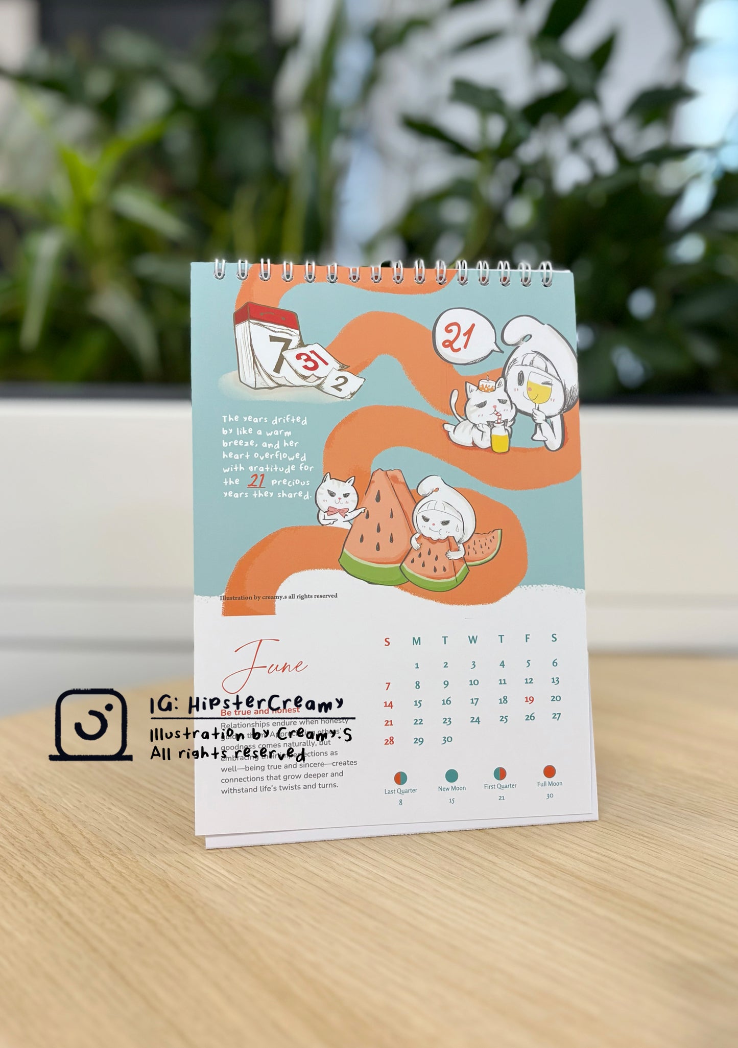 Purrs & Promises: The journey of Pineapple and Little Creamy - Calendar 2026