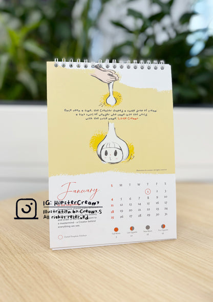 Purrs & Promises: The journey of Pineapple and Little Creamy - Calendar 2026