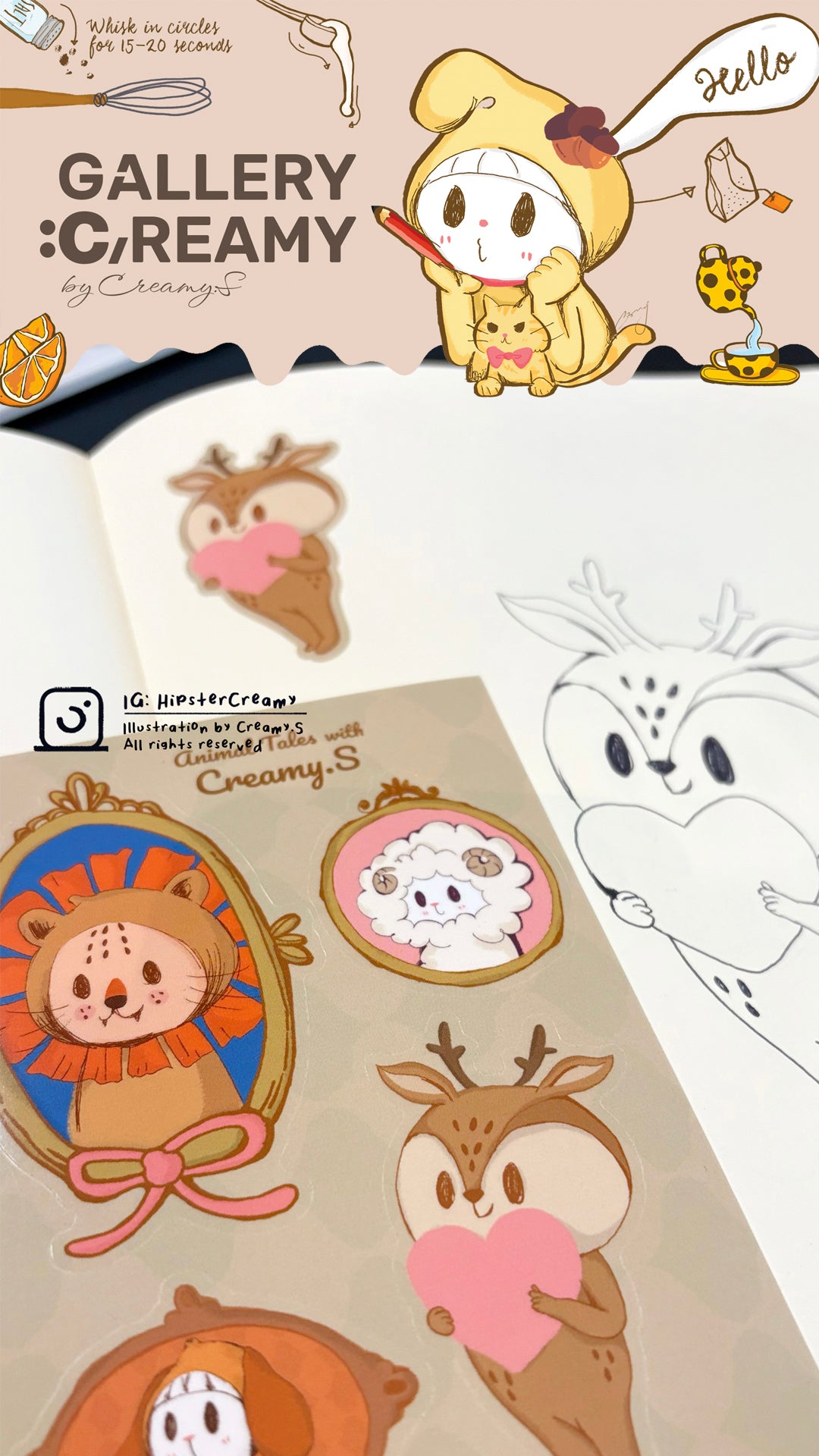 Animal Tales with Creamy.S - Stickers