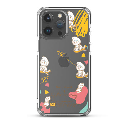 Hipster Creamy "Aeroplane" - Clear iPhone case