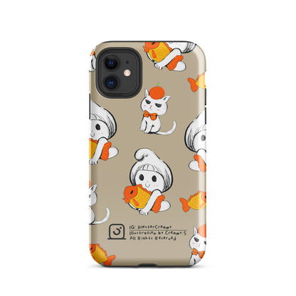 Hipster Creamy "fish" - Tough iPhone Case