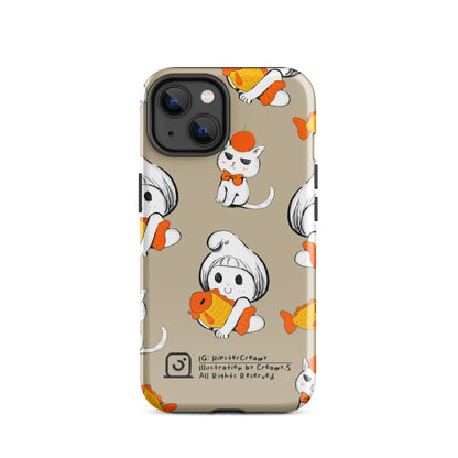 Hipster Creamy "fish" - Tough iPhone Case