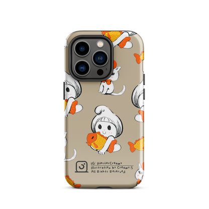 Hipster Creamy "fish" - Tough iPhone Case