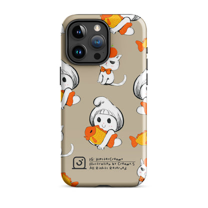 Hipster Creamy "fish" - Tough iPhone Case